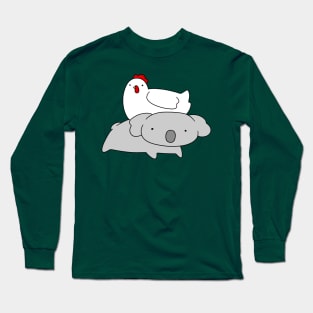 Chicken and Koala Long Sleeve T-Shirt